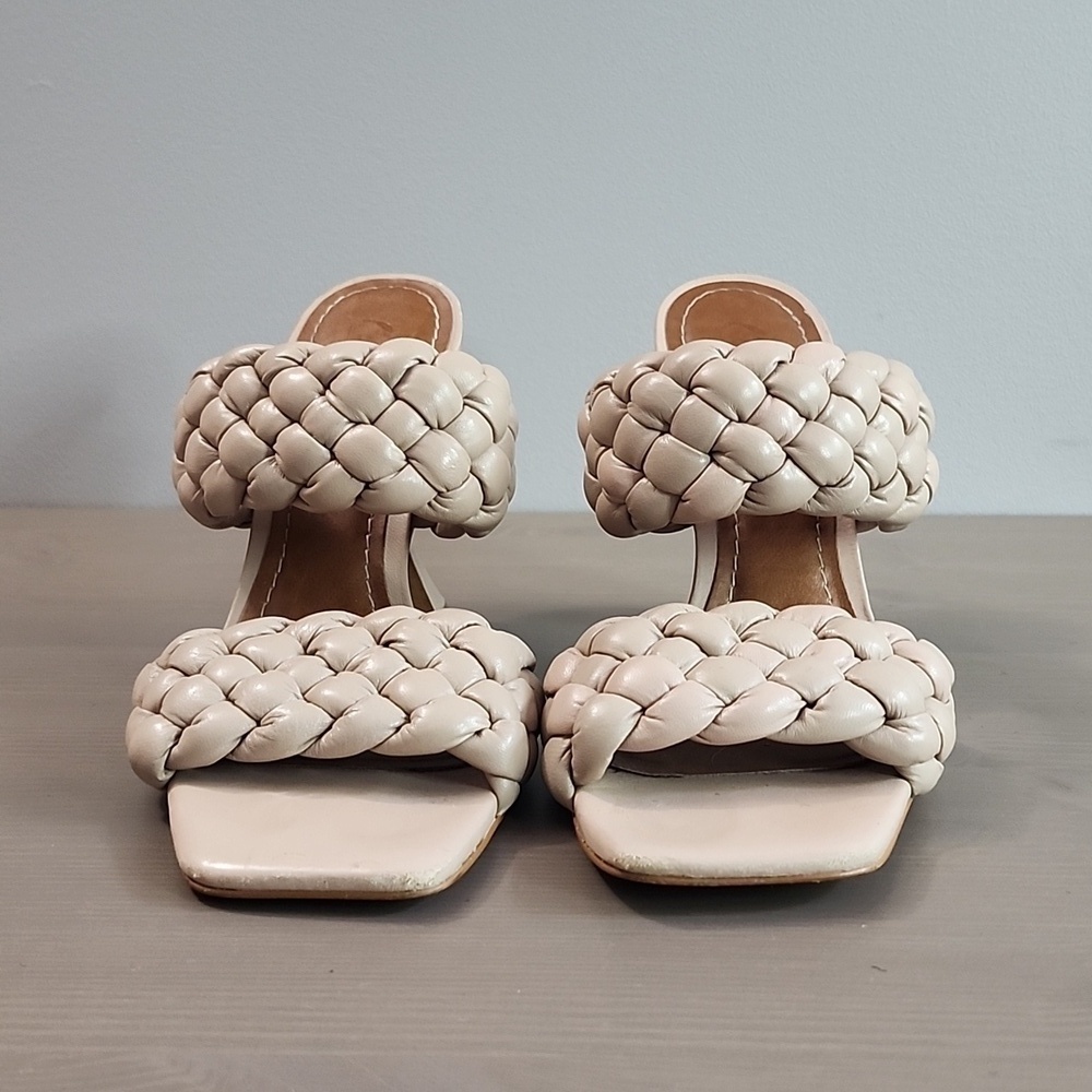L'INTERVALLE Cream Braided Sandals - Picture 3 of 14
